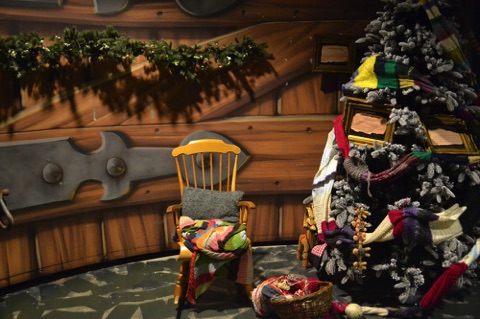 Mrs Christmas' Christmas tree at SantaPark